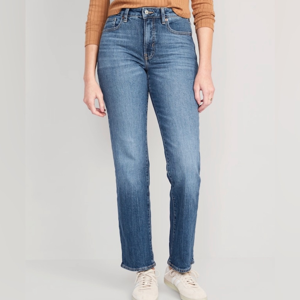 Old Navy High Waisted OG Straight Jeans 6P